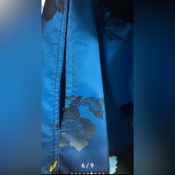 Burnside Tropical Blue Swim Trunks Sz XL - Picture 6 of 8